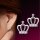 Ohrringe Krone Silber 925 Plattiert Crown Prinzessin
