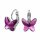 Swarovski Elements - &quot;The Purple Butterfly&quot; Lila Rhodiniert